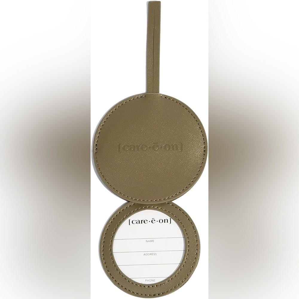 Careeon En Route Luggage Tag 100% Vegan Leather